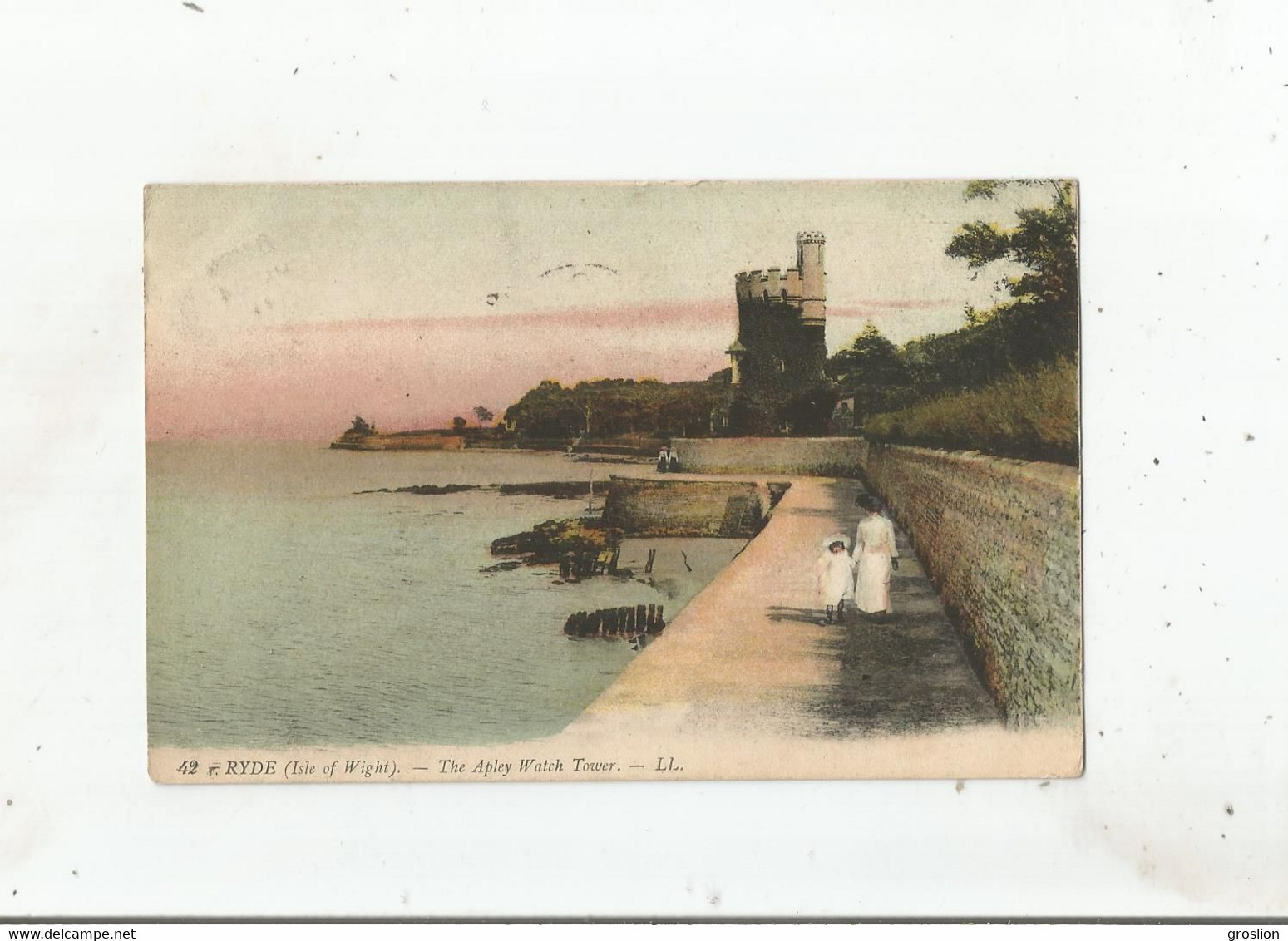 RYDE (ISLE OF WIGHT) 42 THE APLEY WATCH TOWER 1911 - Autres & Non Classés