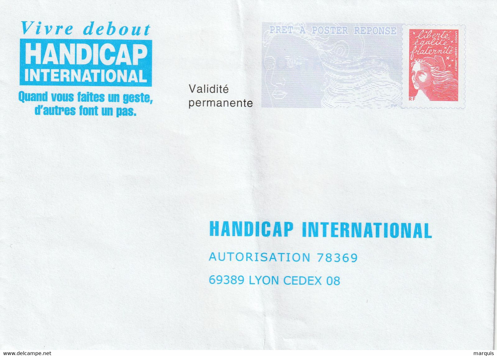5 PAP Réponse Marianne De Luquet Neufs (voir Visuels) - Listos Para Enviar: Respuesta /Luquet