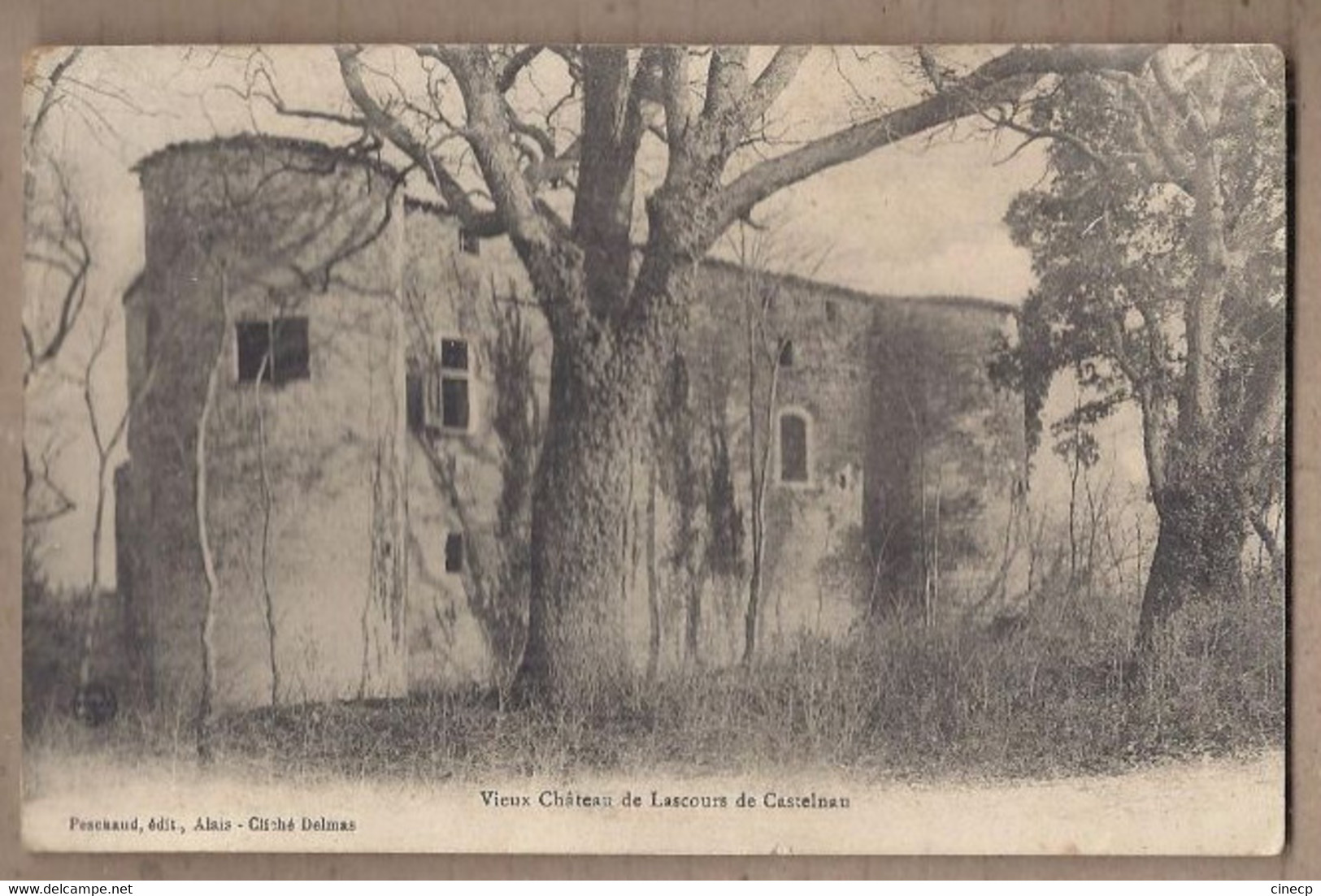 CPA 34 - Vieux Château De LASCOURS De CASTELNAU - TB PLAN EDIFICE - Castelnau Le Lez
