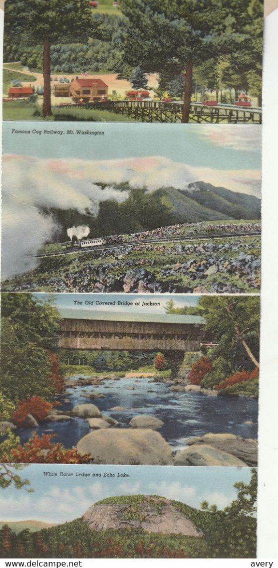 Souvenir Folder Of The White Mountains Of New Hampshire - White Mountains