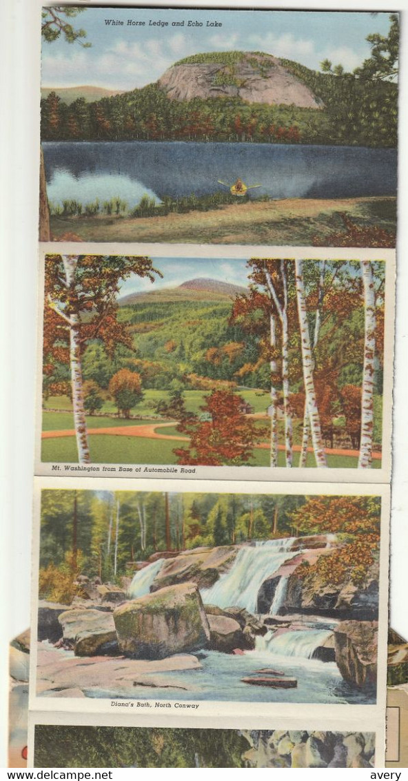 Souvenir Folder Of The White Mountains Of New Hampshire - White Mountains