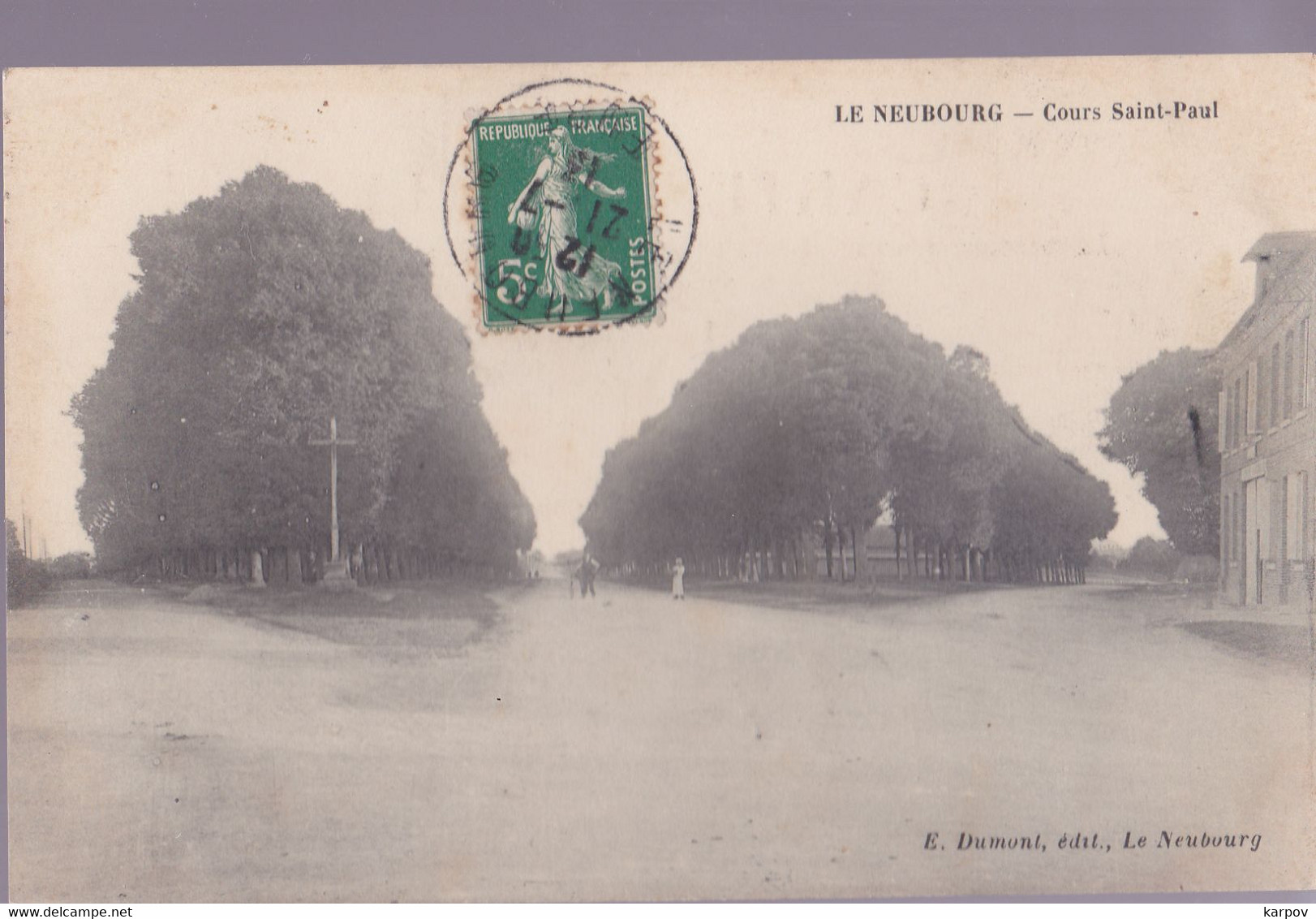 CPA - LE NEUBOURG - COURS SAINT PAUL - Le Neubourg