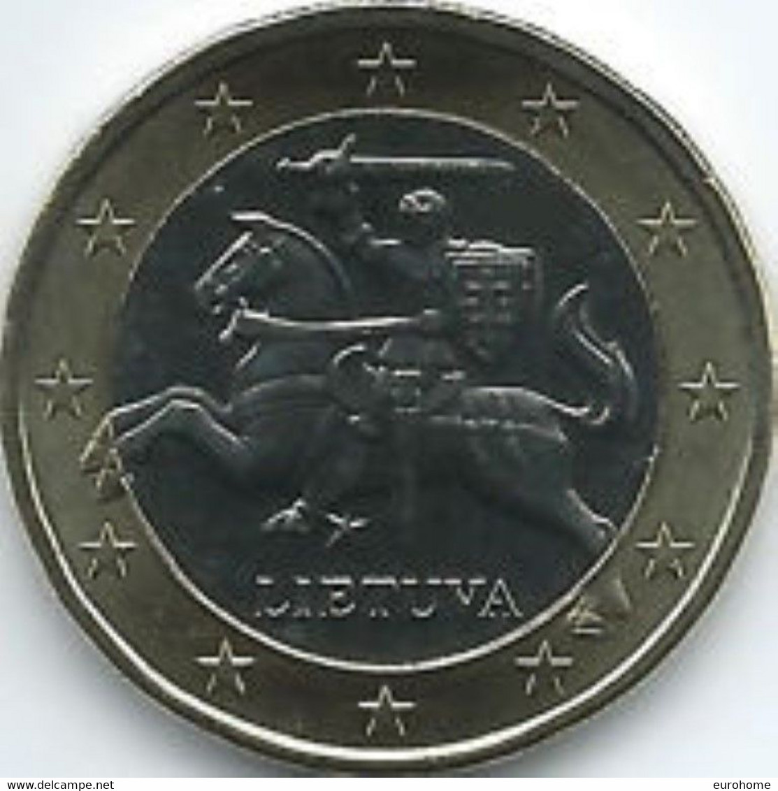 Litauen 2022   1 Euro  UNC Uit De Bu - Coffret  Zeer Zeldzaam - Rare    7.000 Ex !!!! - Litouwen