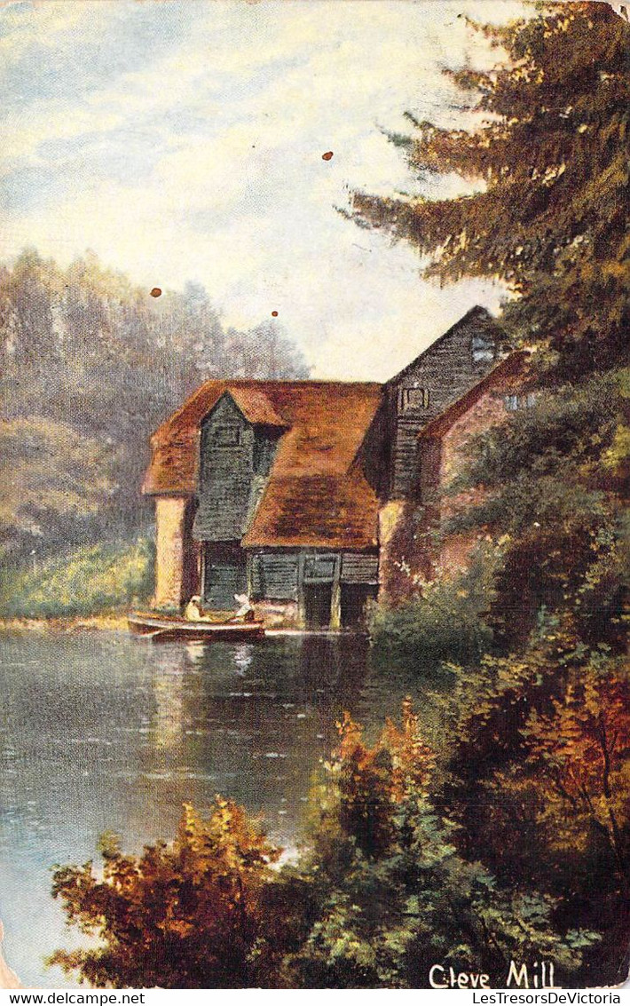 CPA Thème - Illustration - Cleve Mill - S. Hildesheimer & Co. Ltd. - Thames Views Series - Oblitérée 1906 - Colorisée - Zonder Classificatie