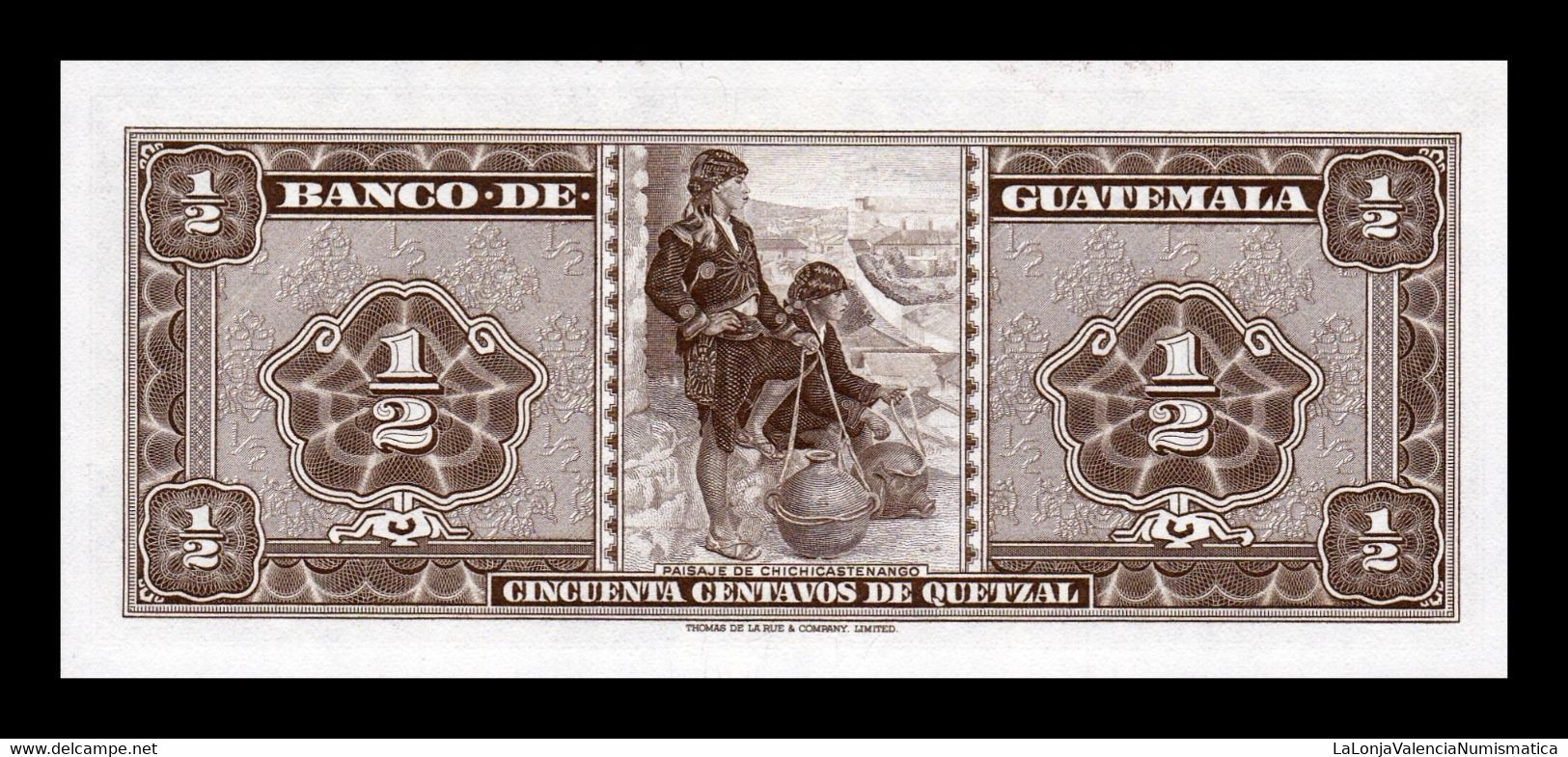 Guatemala 50 Centavos De Quetzal 1968 Pick 51e(1) SC UNC - Guatemala