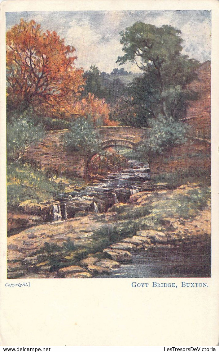 CPA Royaume Uni - Angleterre - Derbyshire - Goyt Bridge - Buxton - The Peakland Series No. 1 - G. Childeric - Colorisée - Derbyshire