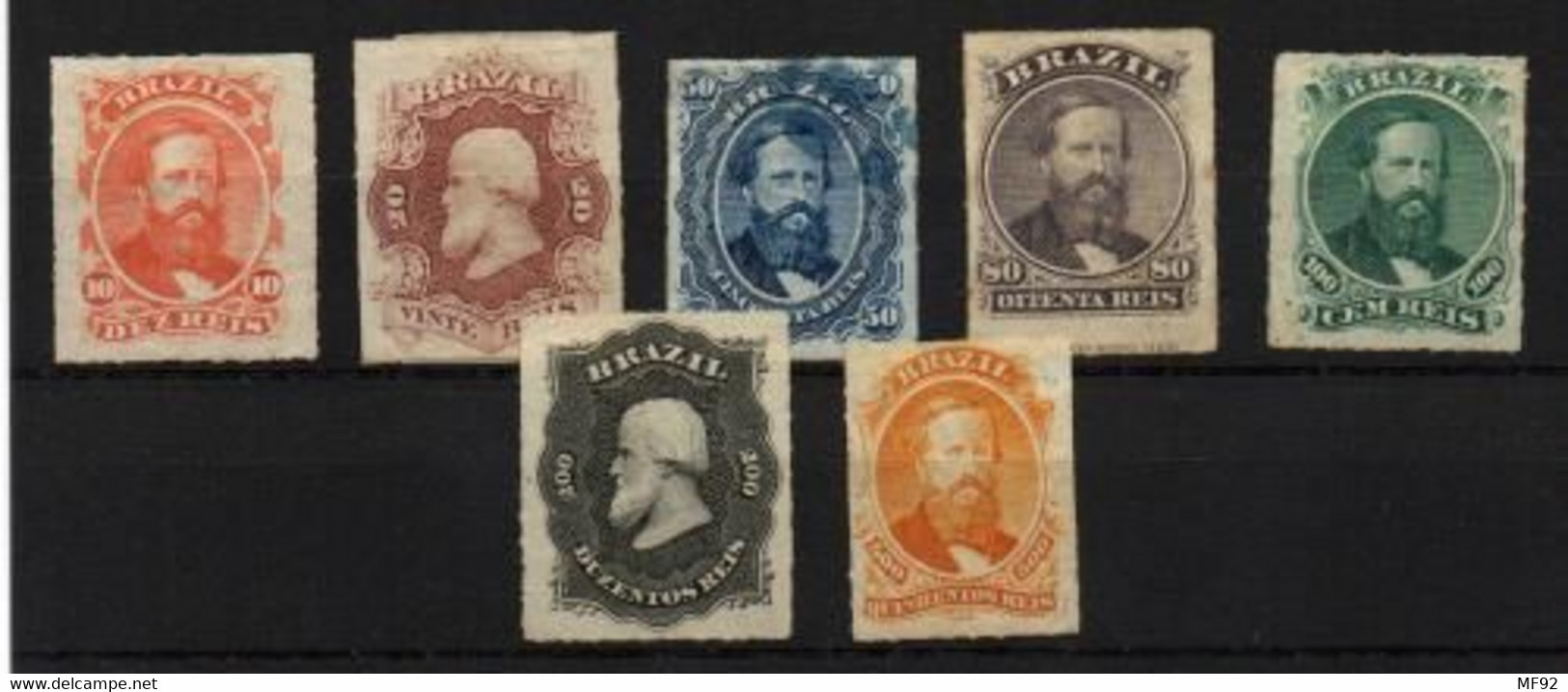 Brasil Nº 30/36. Año 1876/77 - Unused Stamps