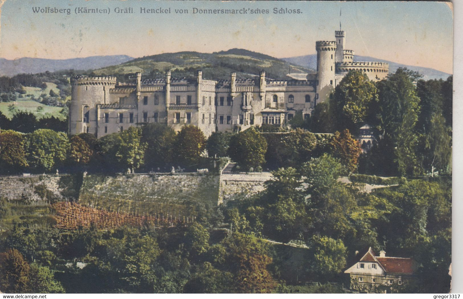 C1447) WOLFSBERG - Kärnten - Gräfl. Henckel Von Donnersmarck'sches Schloss - 1916 - Wolfsberg