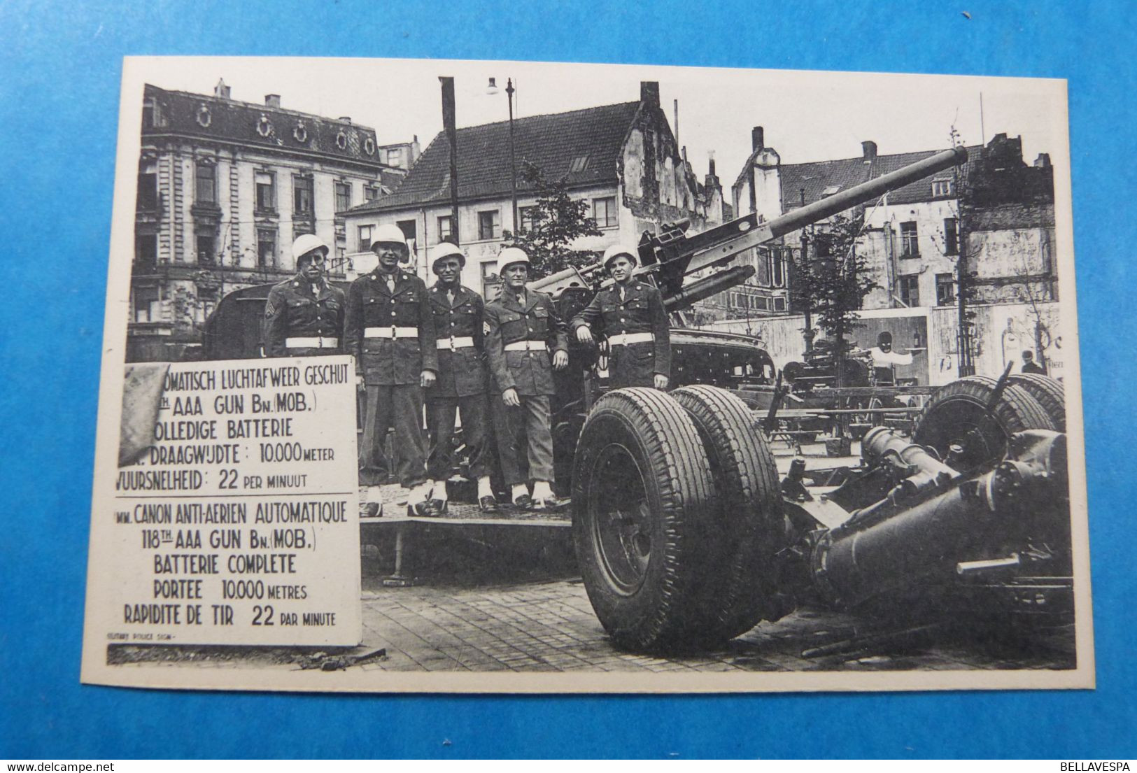 Militaria 1940-1945 Expo Antwerpen Post-War  S.H.A.E.F.  118-AAA-GUN  Canon Luchtafweer Artillerie - Guerre 1939-45