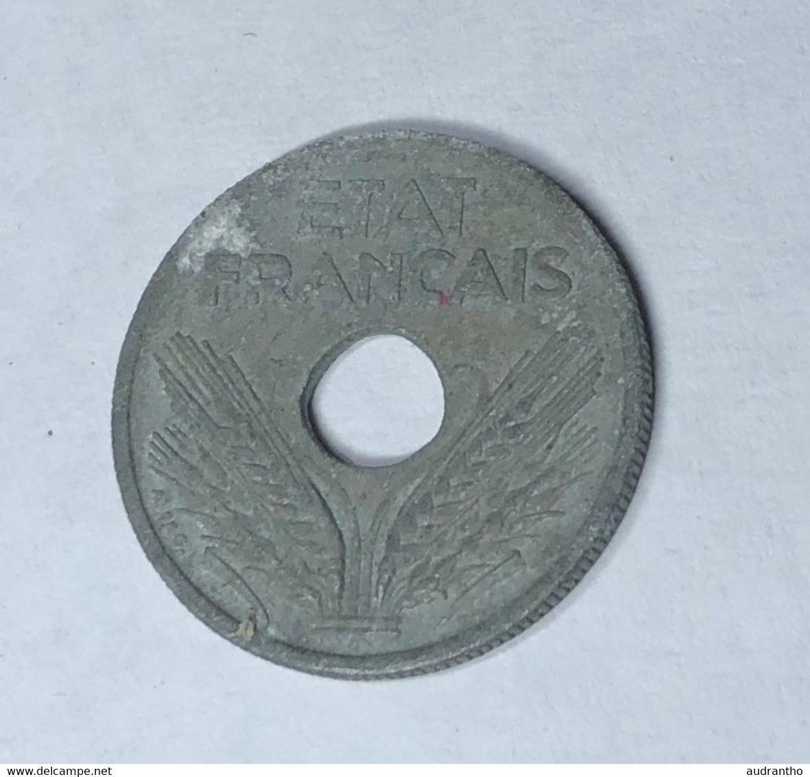 Pièce De Monnaie - ETAT FRANCAIS - 10 Centimes 1942 - 10 Centimes