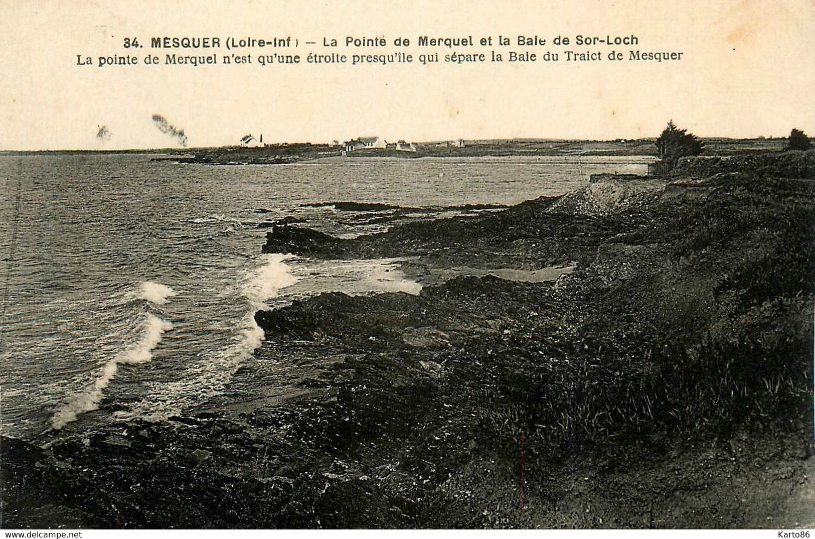 Mesquer Quimiac * La Pointe De Merquel Et La Baie De Sor Loch - Mesquer Quimiac