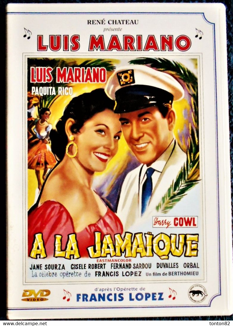 A La Jamaïque - Luis Mariano - Darry Cowl -Paquita Rico - Fernand Sardou - Jeanne Sourza . - Comedias Musicales