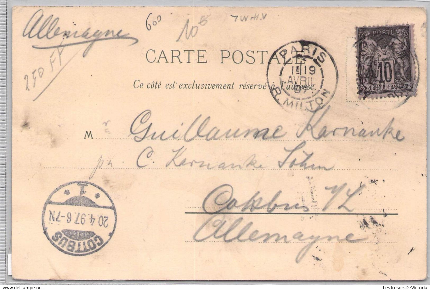 CPA France - Paris - Souvenir De Paris - Editeurs Seughol & Magdelin - Oblitérée Paris Et Cottbus 1897 - Colorisée - Andere Monumenten, Gebouwen