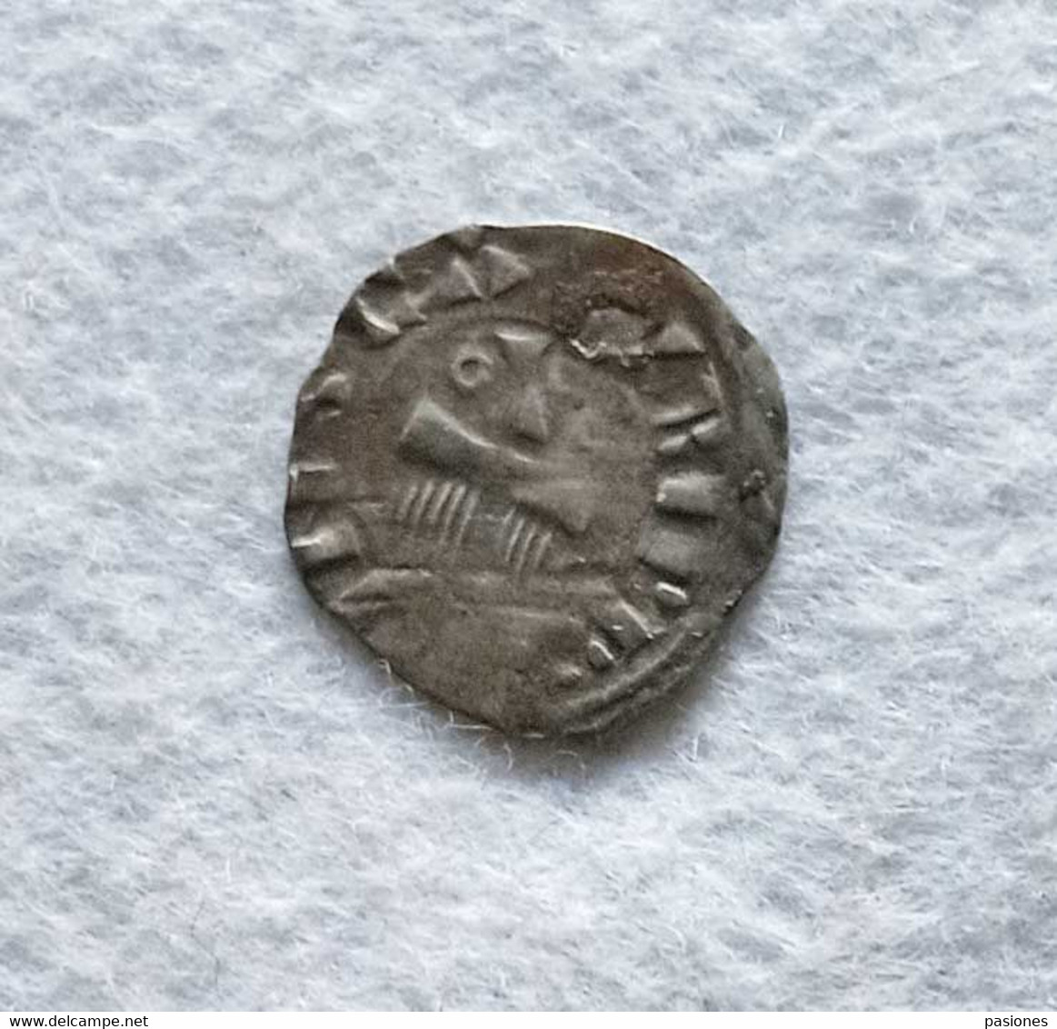 Roma Senato Romano Tebaldo II Conte 1125-52 Denaro Provisino - Monedas Feudales