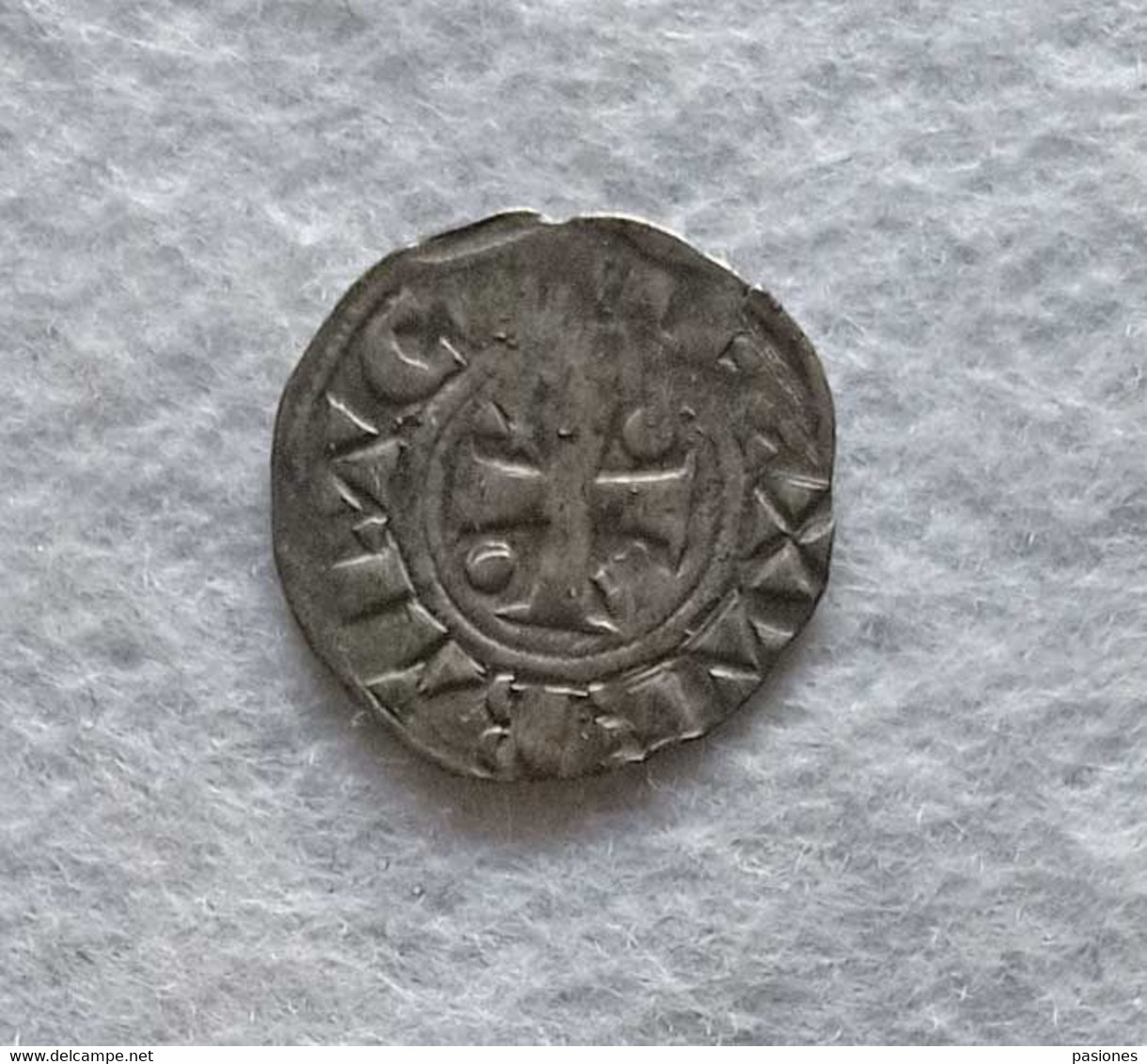 Roma Senato Romano Tebaldo II Conte 1125-52 Denaro Provisino - Monedas Feudales