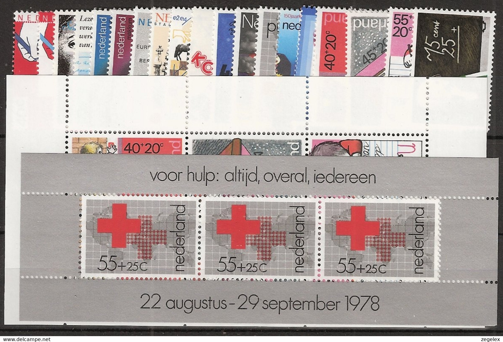 1978 Jaargang Nederland NVPH 1151-1171 Postfris/MNH** - Années Complètes