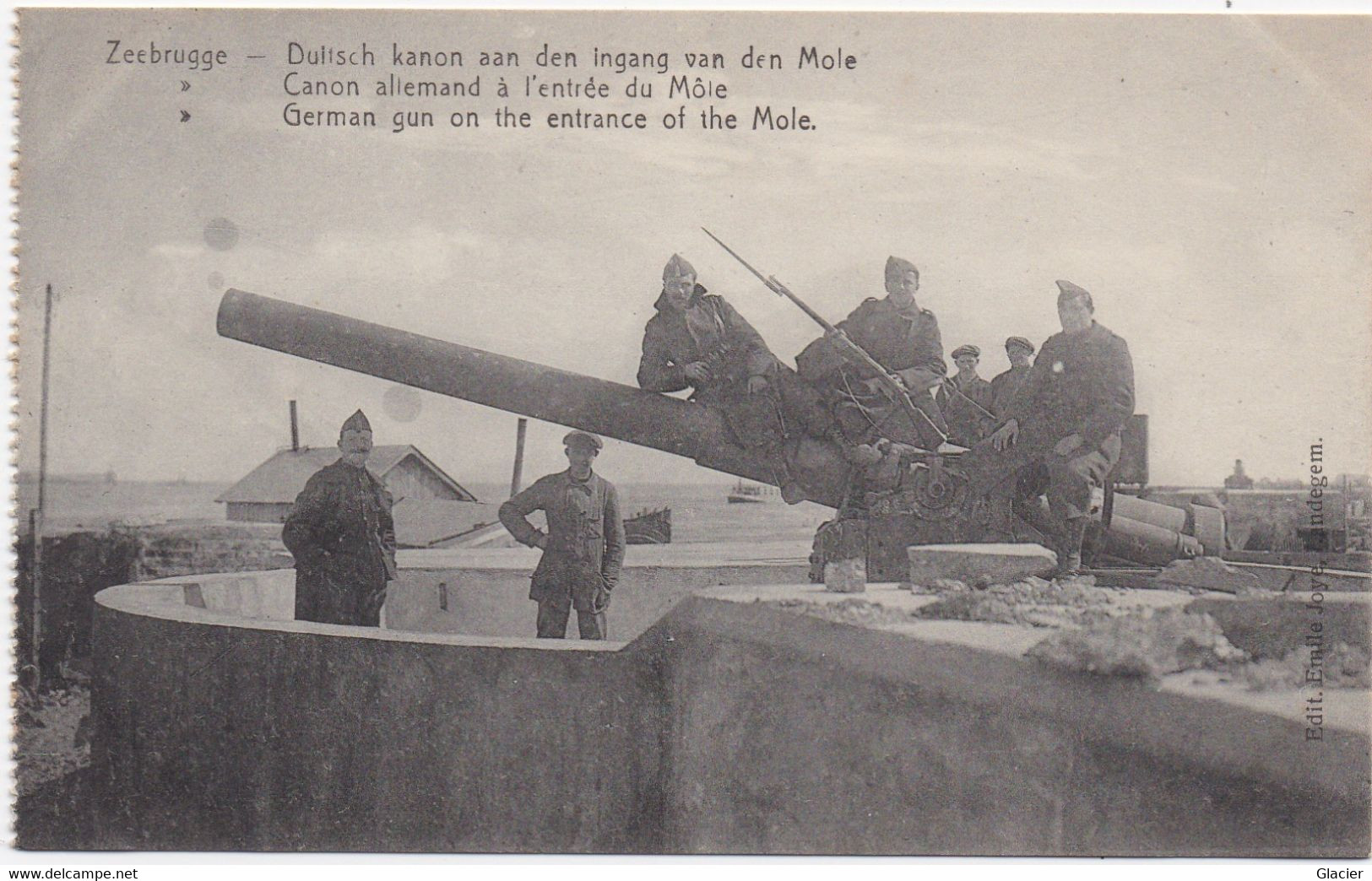 Zeebrugge - Duits Kanon Aan De Ingang Van Den Mole - Canon Allemand - Zeebrugge