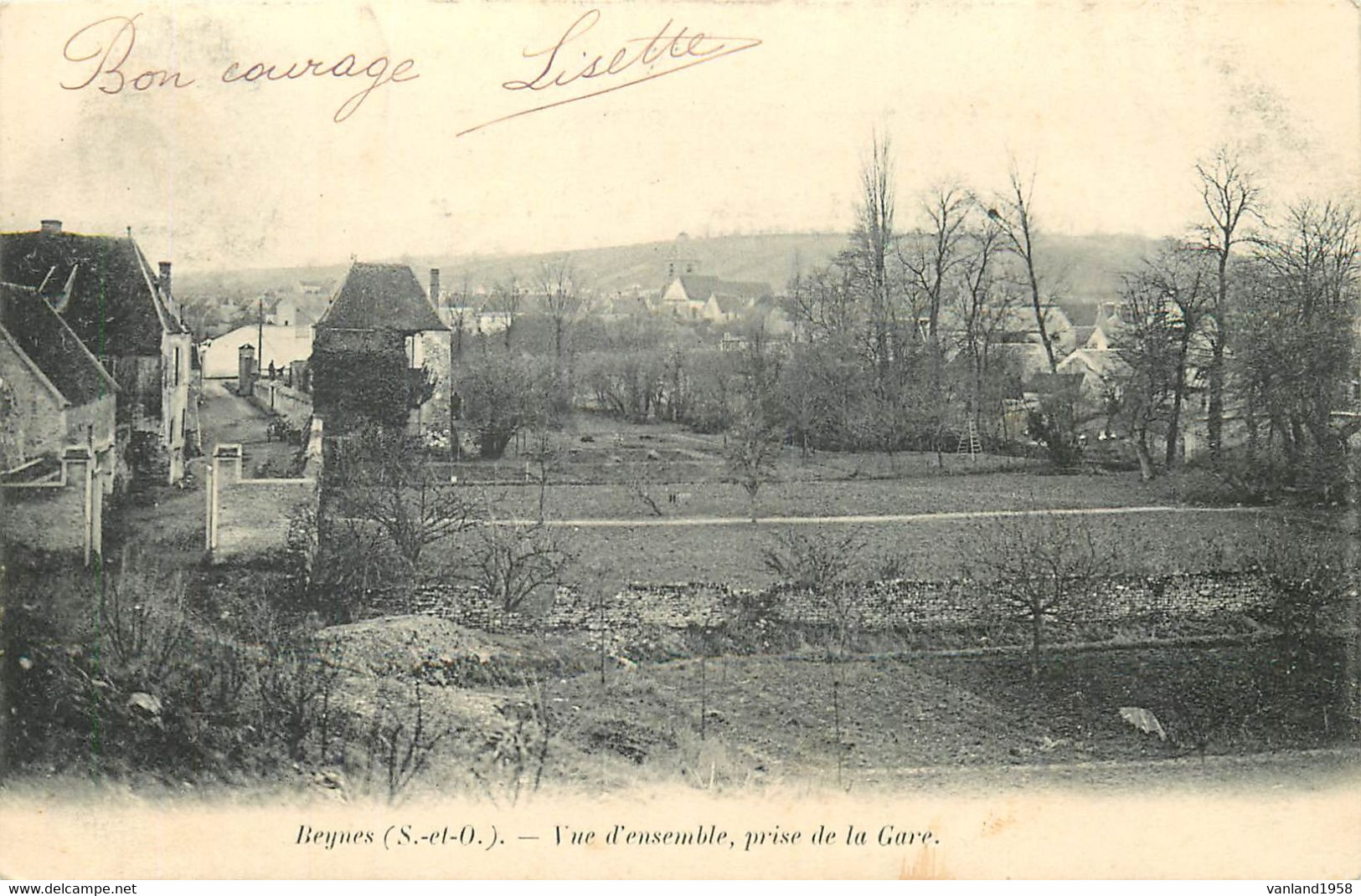 BEYNES-vue D'ensemble Prise De La Gare - Beynes