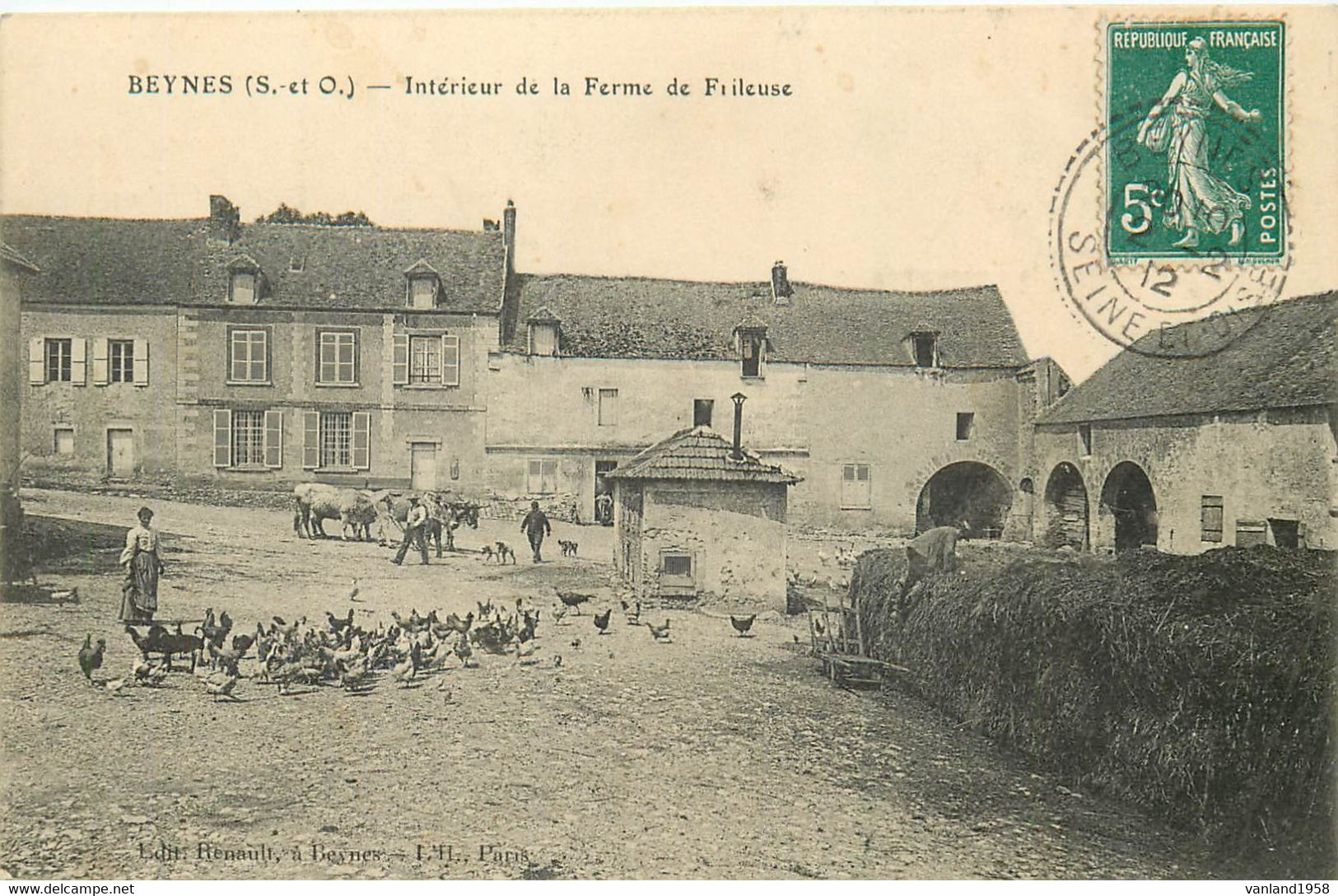 BEYNES-intérieur De La Ferme De Frileuse - Beynes