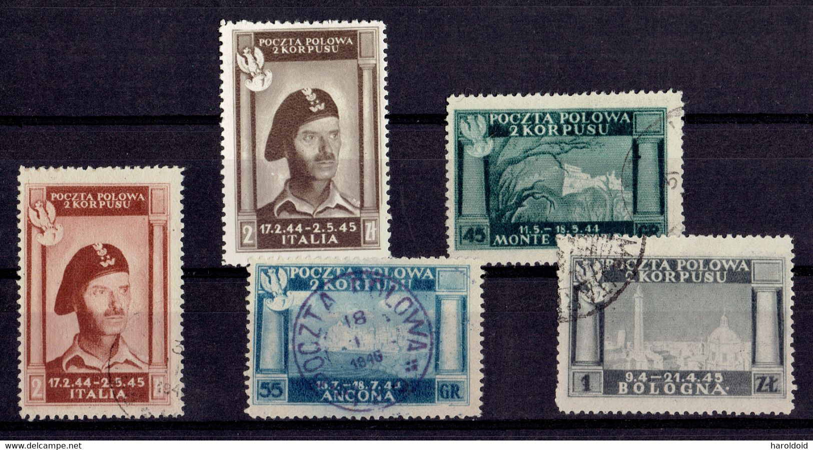 POLOGNE - 2e CORPS POLONAIS - LE LOT OB - 1 TP NSG - Altri & Non Classificati