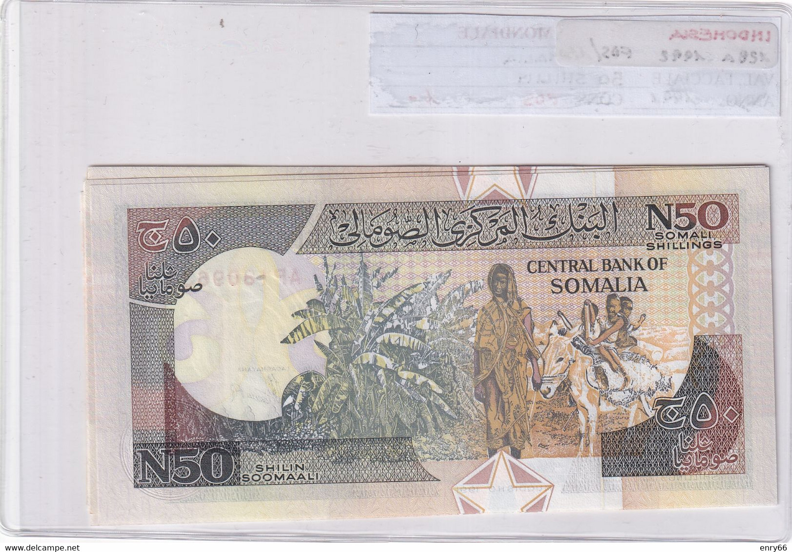 SOMALIA 50 SHILIN 1991 R 2 - Somalie