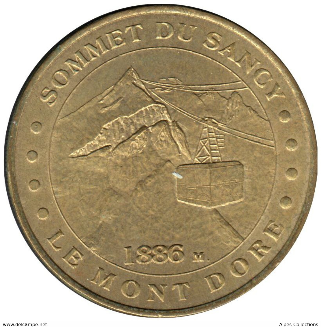 63-0191 - JETON TOURISTIQUE MDP - Le Mont Dore - Sommet Du Sancy 1886m - 2001.1 - 2001