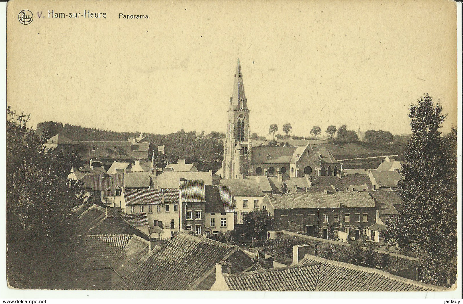 Ham - Sur - Heure -- Panorama.    (2 Scans) - Ham-sur-Heure-Nalinnes