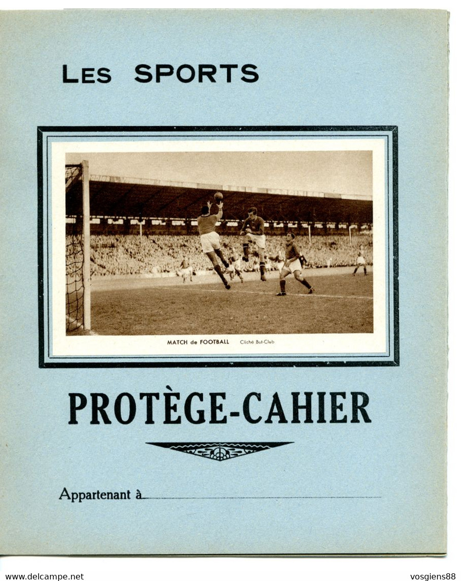 Protège Cahier Sports  Football - Motos & Bicicletas
