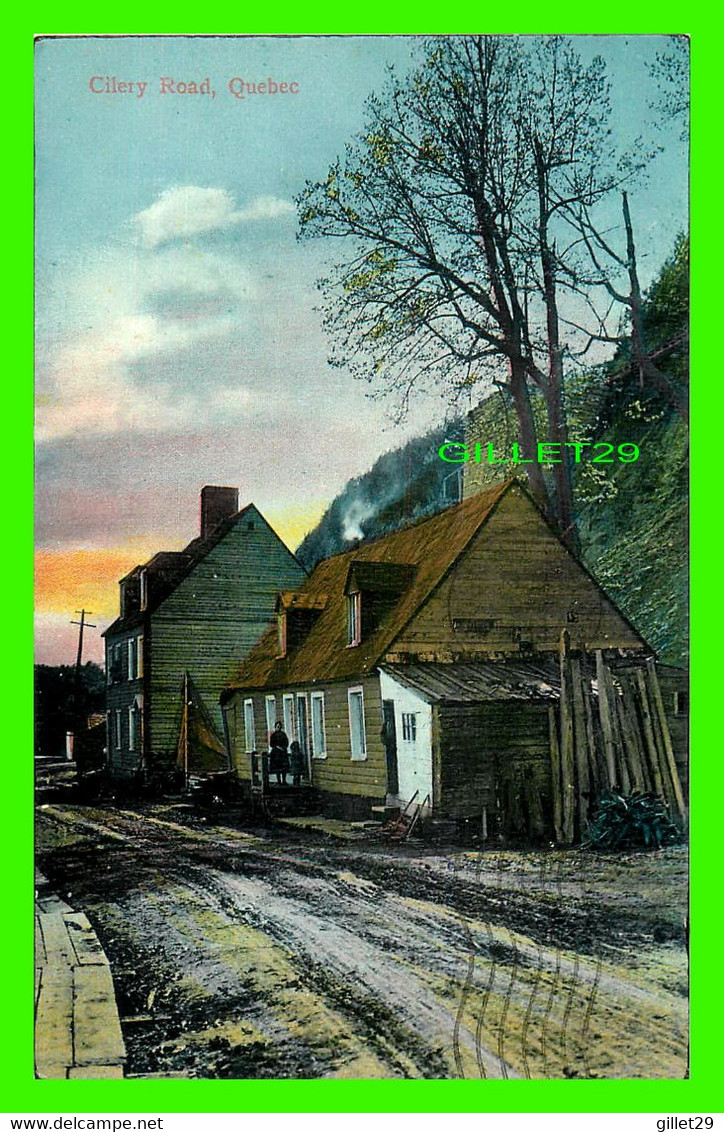 SILLERY, QUÉBEC - CILERY ROAD - TRAVEL IN 1907 -  VALENTINES MEZZOGRAPG SERIES - - Québec - Sainte-Foy-Sillery