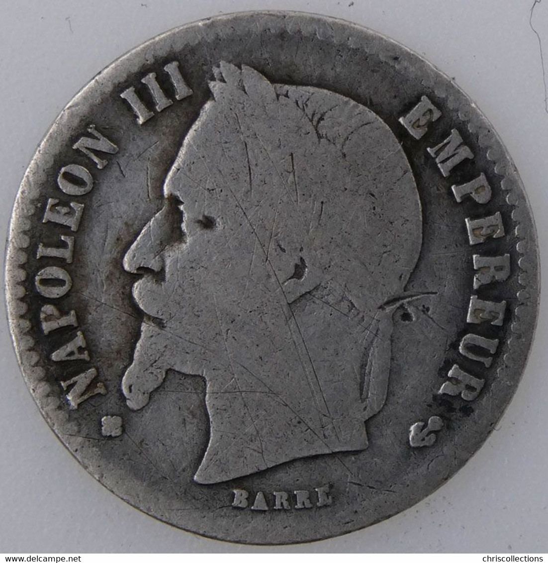 FRANCE - NAPOLEON III - 50 Centimes 1868BB - B+/TB - Gad. : 417 - 50 Centimes