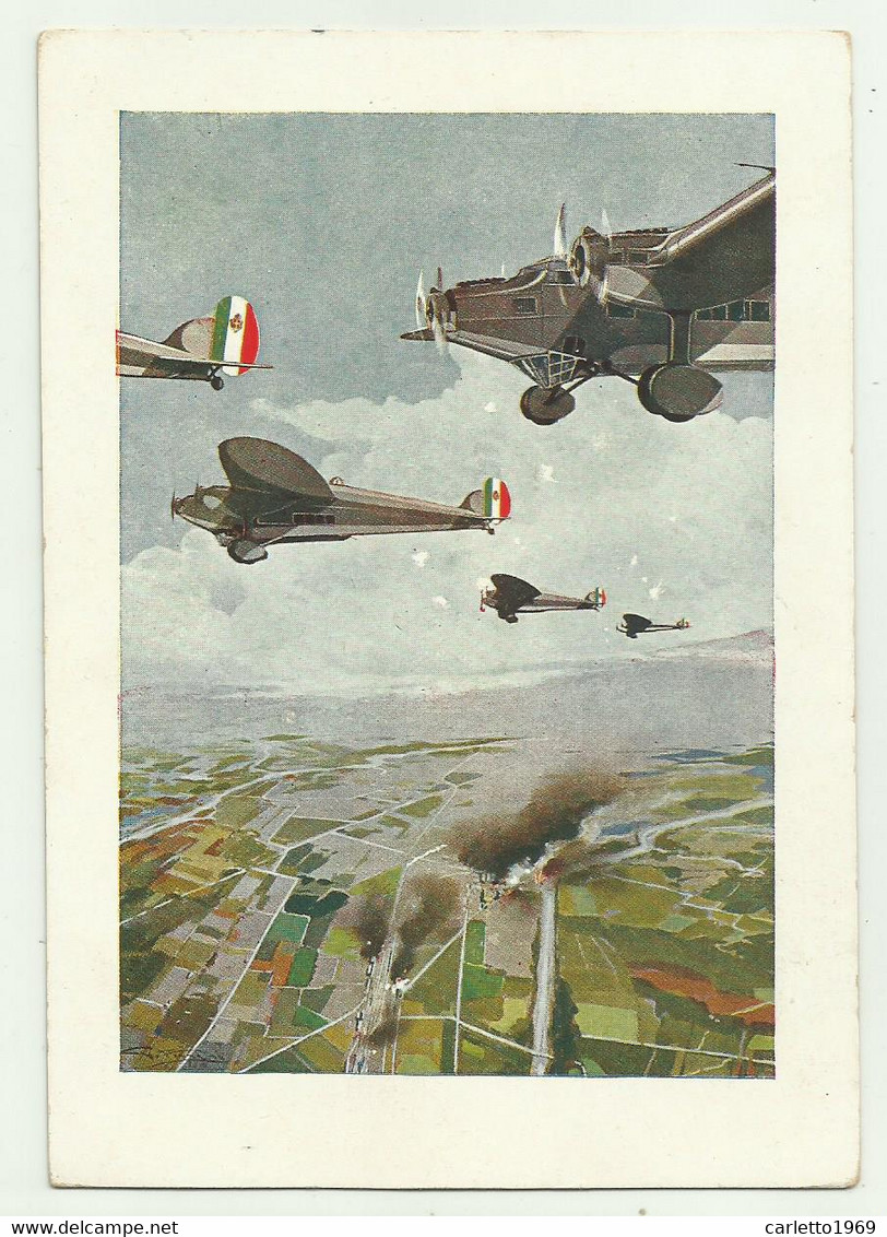 ARMA AERONAUTICA, AEROPLANI DA BOMBARDAMENTO DIURNO IN AZIONE  ILLUSTRATA FERRARI  - NV FG - Guerre 1939-45