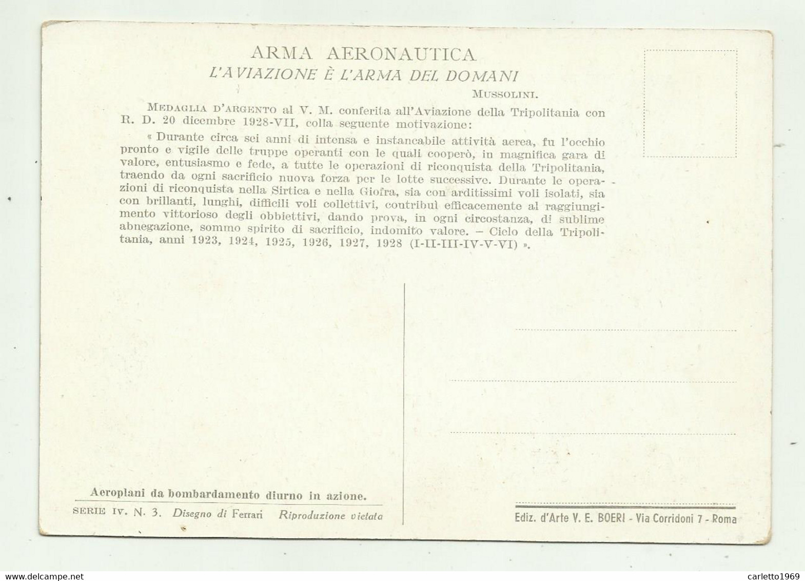 ARMA AERONAUTICA, AEROPLANI DA BOMBARDAMENTO DIURNO IN AZIONE  ILLUSTRATA FERRARI  - NV FG - Oorlog 1939-45