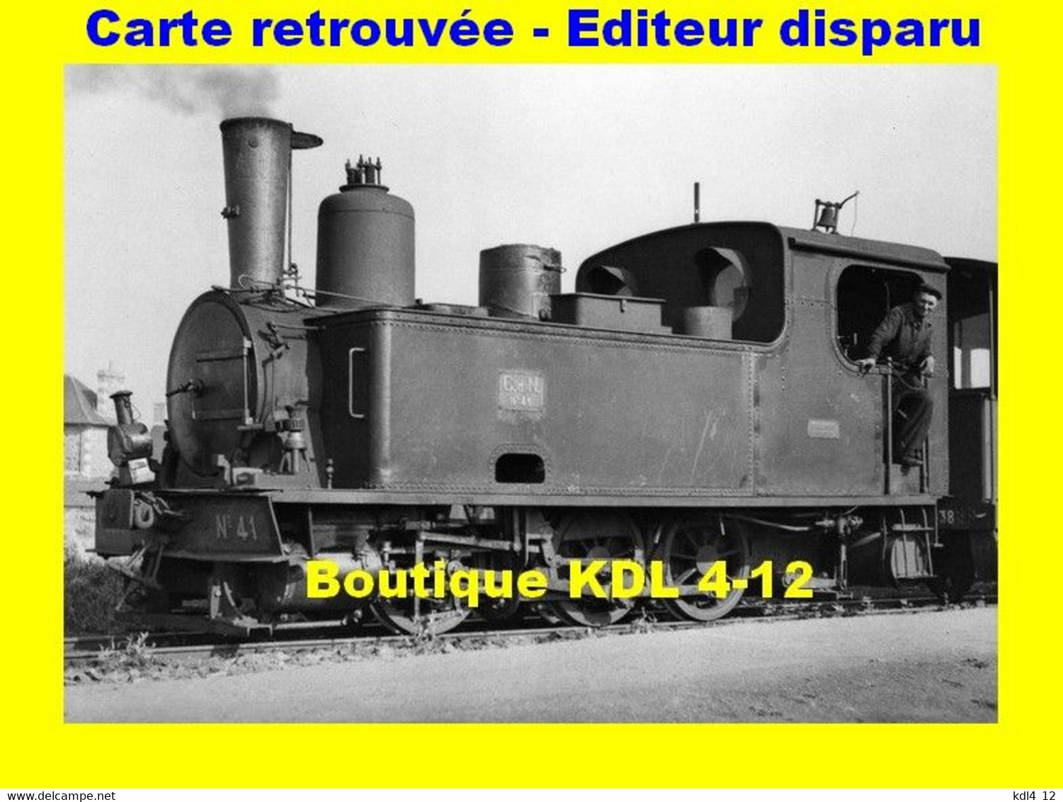 BVA 649-07 - Train - Loco Corpet-Louvet 030 T N° 41 En Gare - ETABLES - Côtes D'Armor - CdN - Matériel