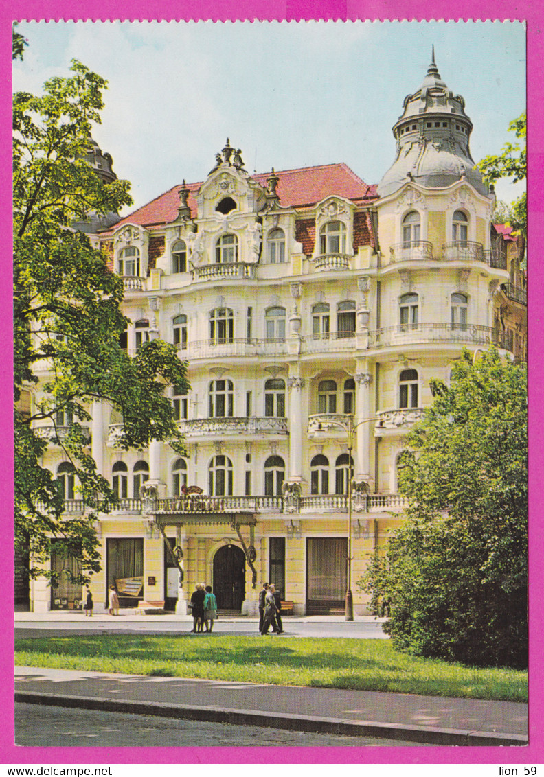 285665 / Czechoslovakia - Marianske Lazne - Trade Union Recreation Hotel " A. Zapotocky" Building PC Czechia - Syndicats