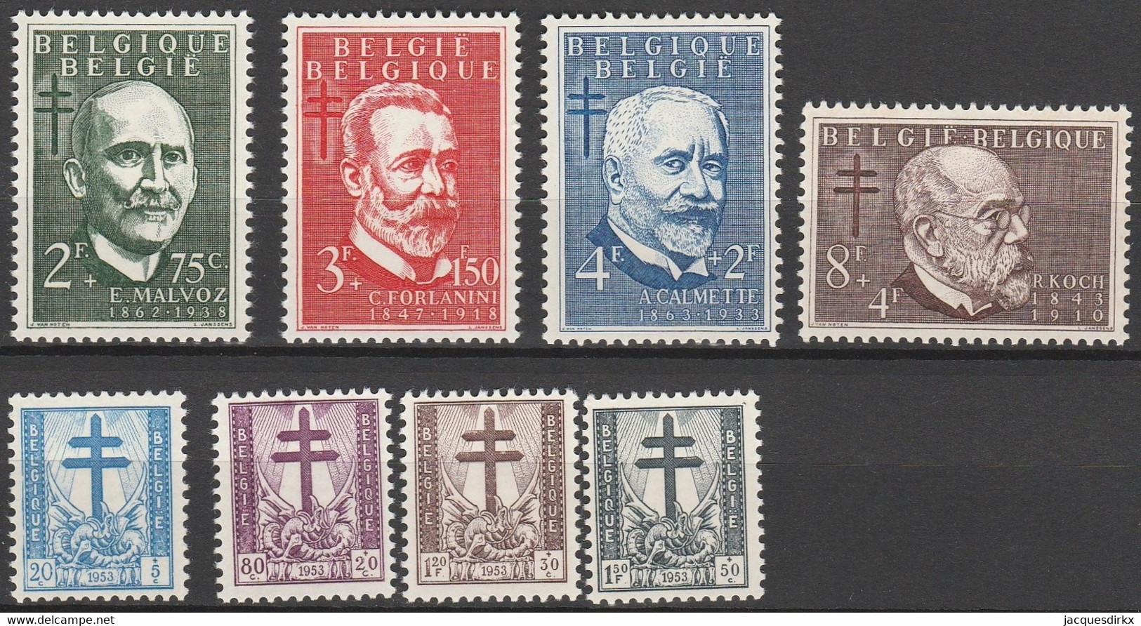 Belgie  .   OBP   .    930/937       .    **   .    Postfris   .  /  .   Neuf Avec Gomme Et SANS Charnière - Nuovi