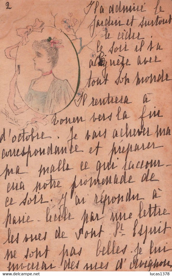 HENRI BOUTET  /  ILLUSTRATEUR / POINTE SECHE - Mucha, Alphonse