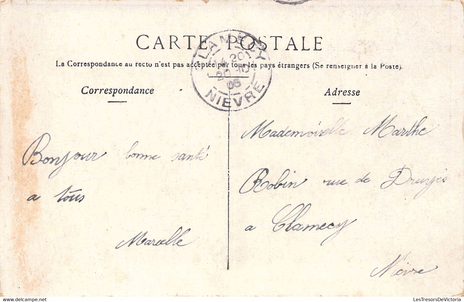 CPA France - Paris - Sur Le Boulevard Saint Martin - Oblitérée Yonne Et Nièvre 1906 - Publicité - Animée - Chapeau - Alluvioni Del 1910