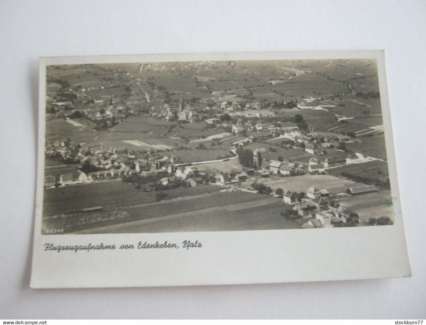 Edenkoben , Luftbild , Schöne Karte  Um 1935 - Edenkoben