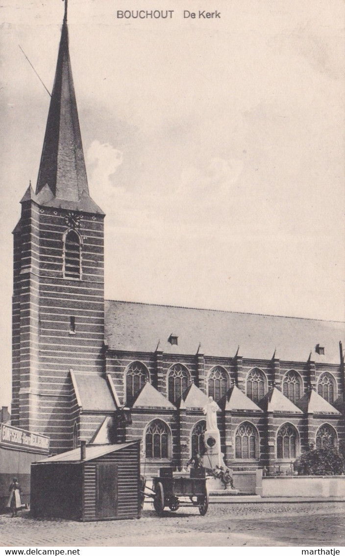 Bouchout - De Kerk (met Foorkraam) - ZELDZAAM - Meise