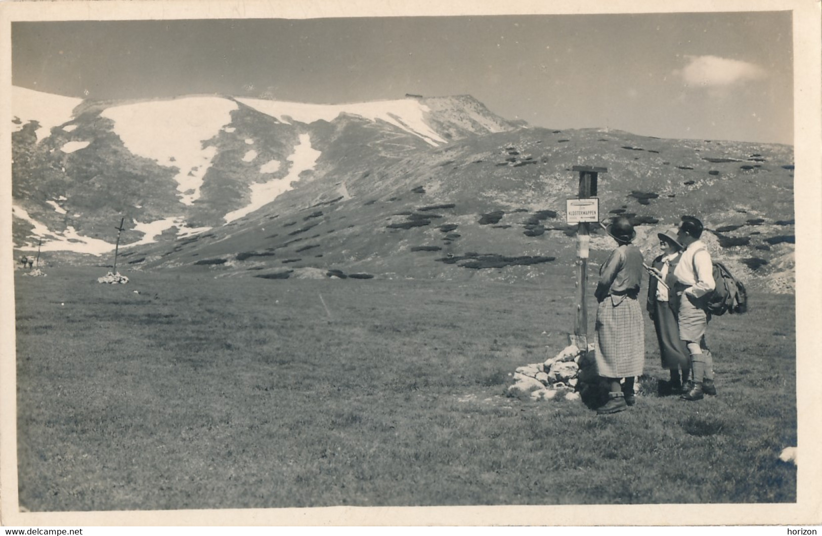 XA.767  Am Ochsenboden Mit Kaiserstein Und Fischerhütte - Schneeberggebiet