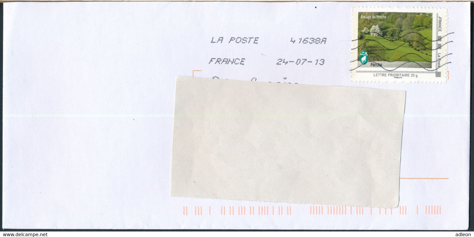 France-IDTimbres - Bocage Du Perche - YT IDT 7 Sur Lettre Du 24-07-2013 - Briefe U. Dokumente