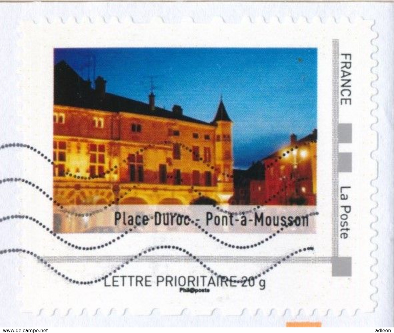 France-IDTimbres - Pont-à-Mousson Place Duroc - YT IDT 7 Sur Lettre Du 04-09-2012 - Briefe U. Dokumente