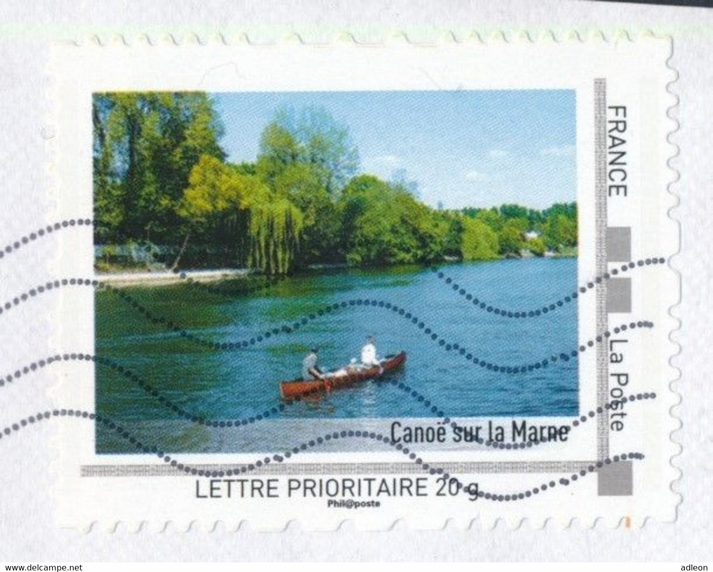 France-IDTimbres - Canoë Sur La Marne - YT IDT 7 Sur Lettre Du 17-07-2012 - Cartas & Documentos