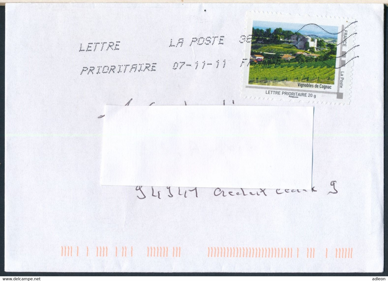 France-IDTimbres - Vignobles De Cognac - YT IDT 7 Sur Lettre Du 07-11-2011 - Briefe U. Dokumente