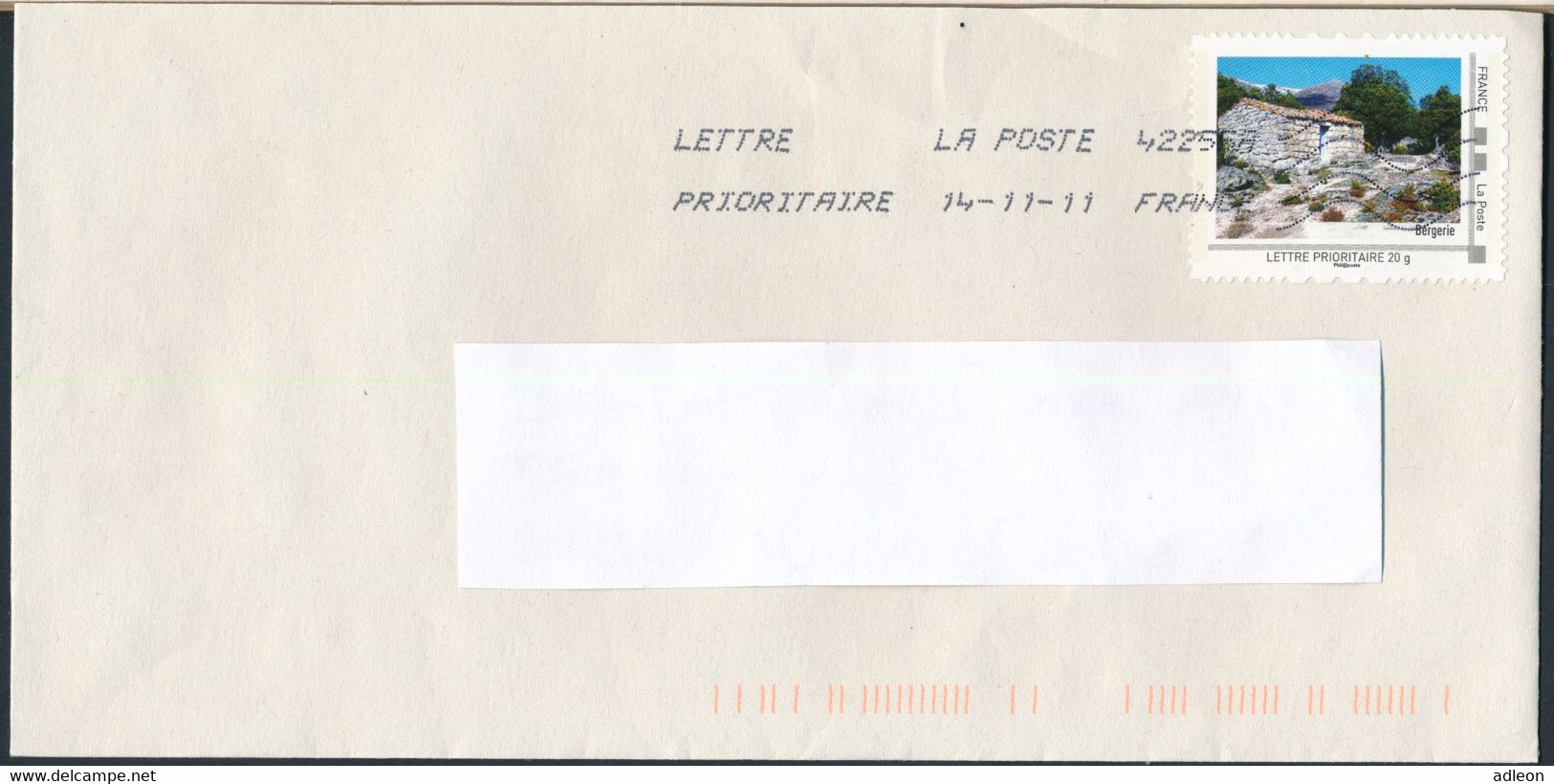 France-IDTimbres - Bergerie - YT IDT 7 Sur Lettre Du 14-11-2011 - Briefe U. Dokumente
