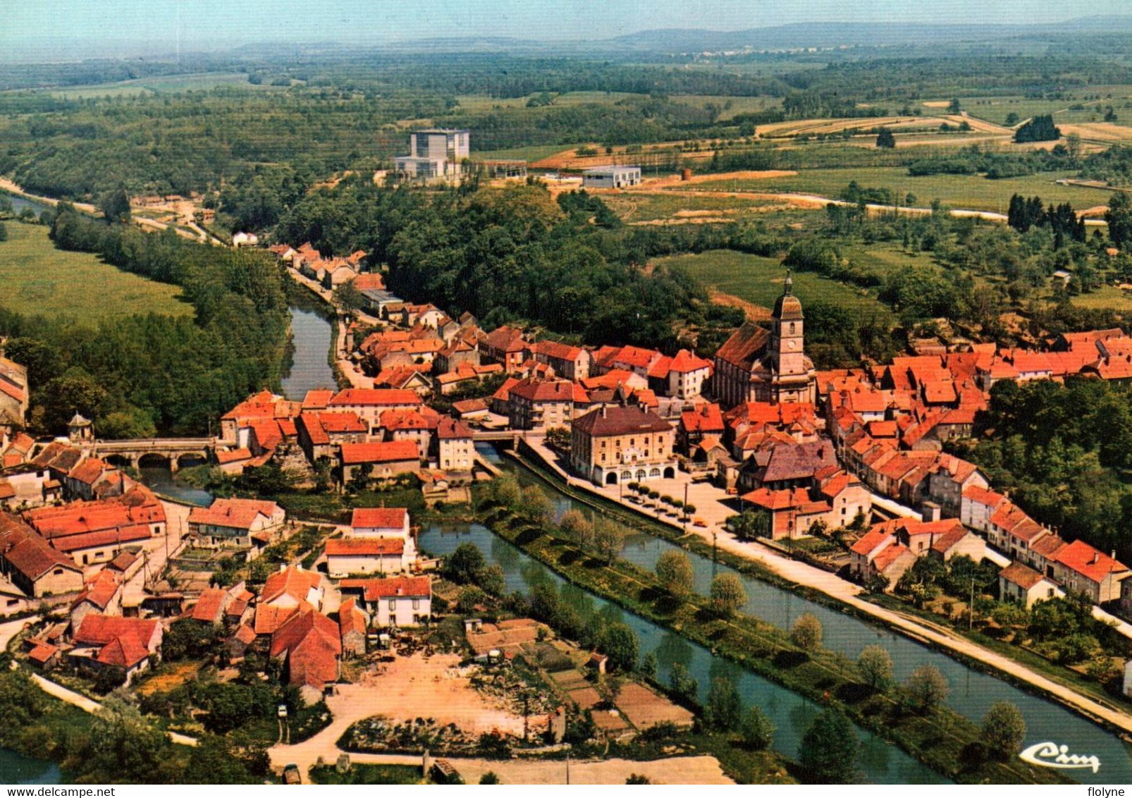 Port Sur Saône - Vue Générale Aérienne Sur Le Village - Port-sur-Saône