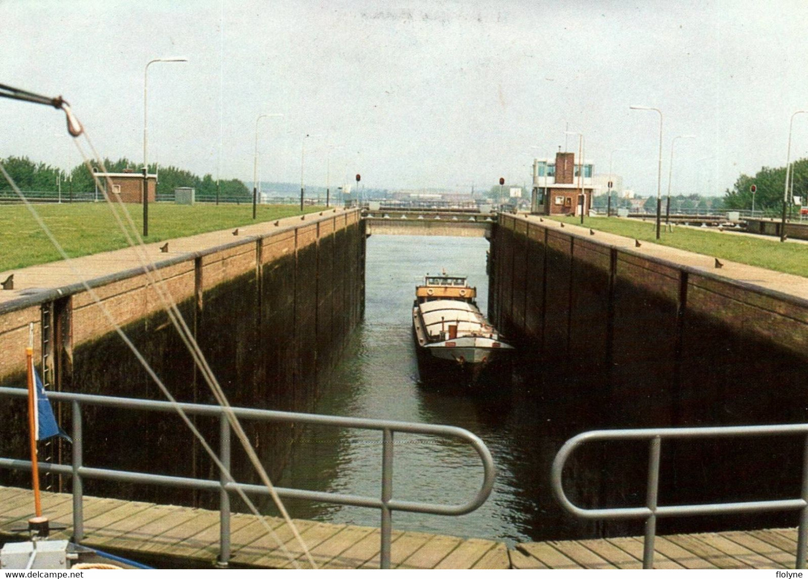 Maasbracht - Maasgouw - Drielingsluis - Péniche - écluse - Batellerie - Pays Bas Netherlands - Andere & Zonder Classificatie