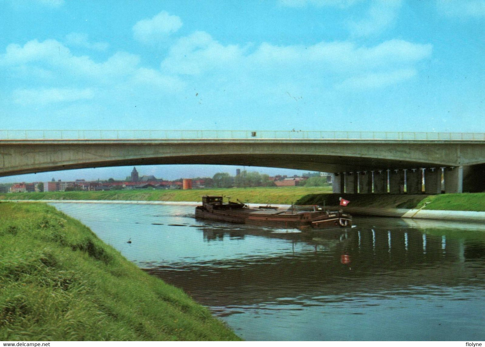 Menen - Menin - Le Pont Sur La Lys - Péniche - Batellerie - Belgique Belgium - Menen