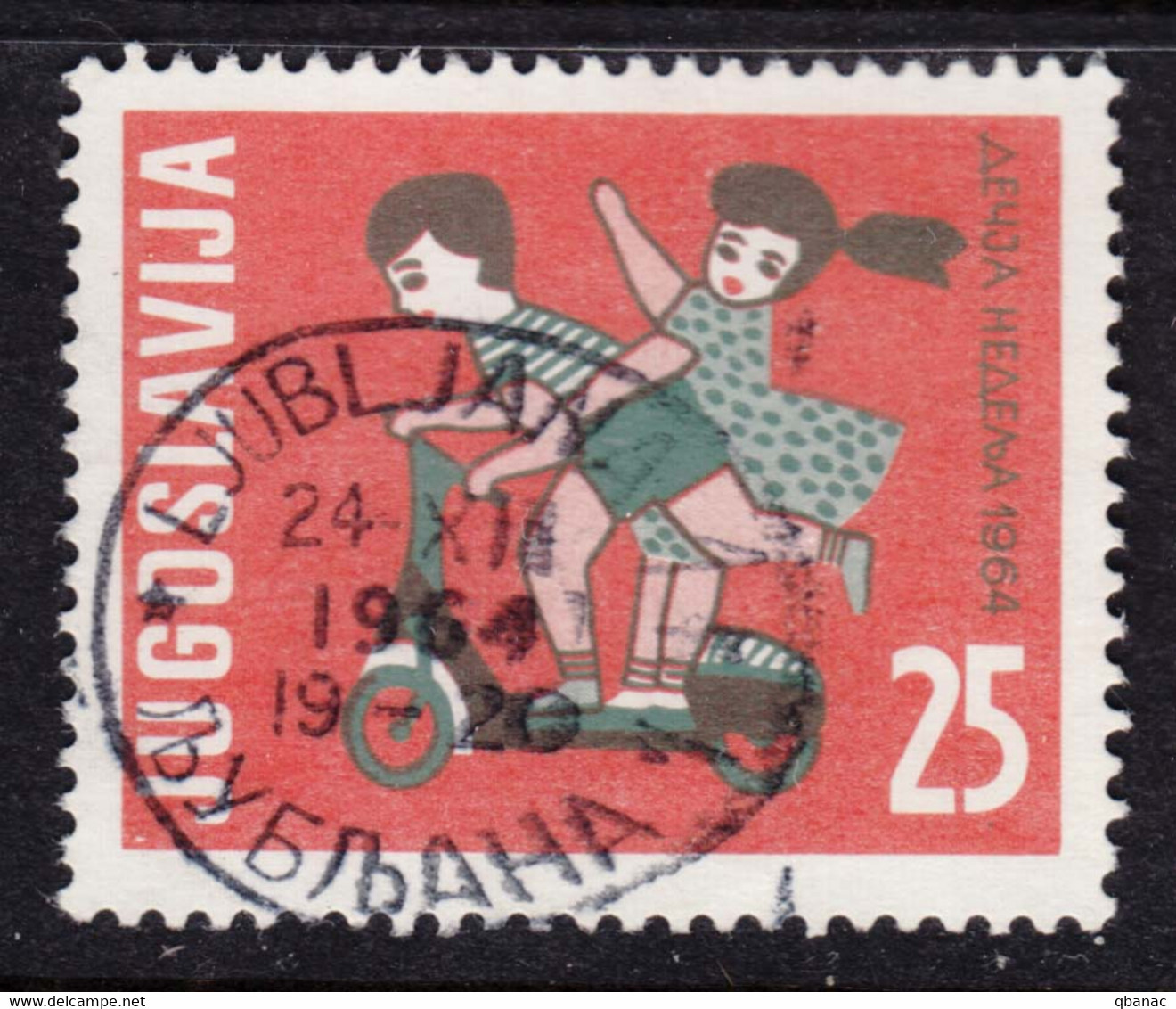 Yugoslavia Republic 1964 Mi#1093 Used - Used Stamps