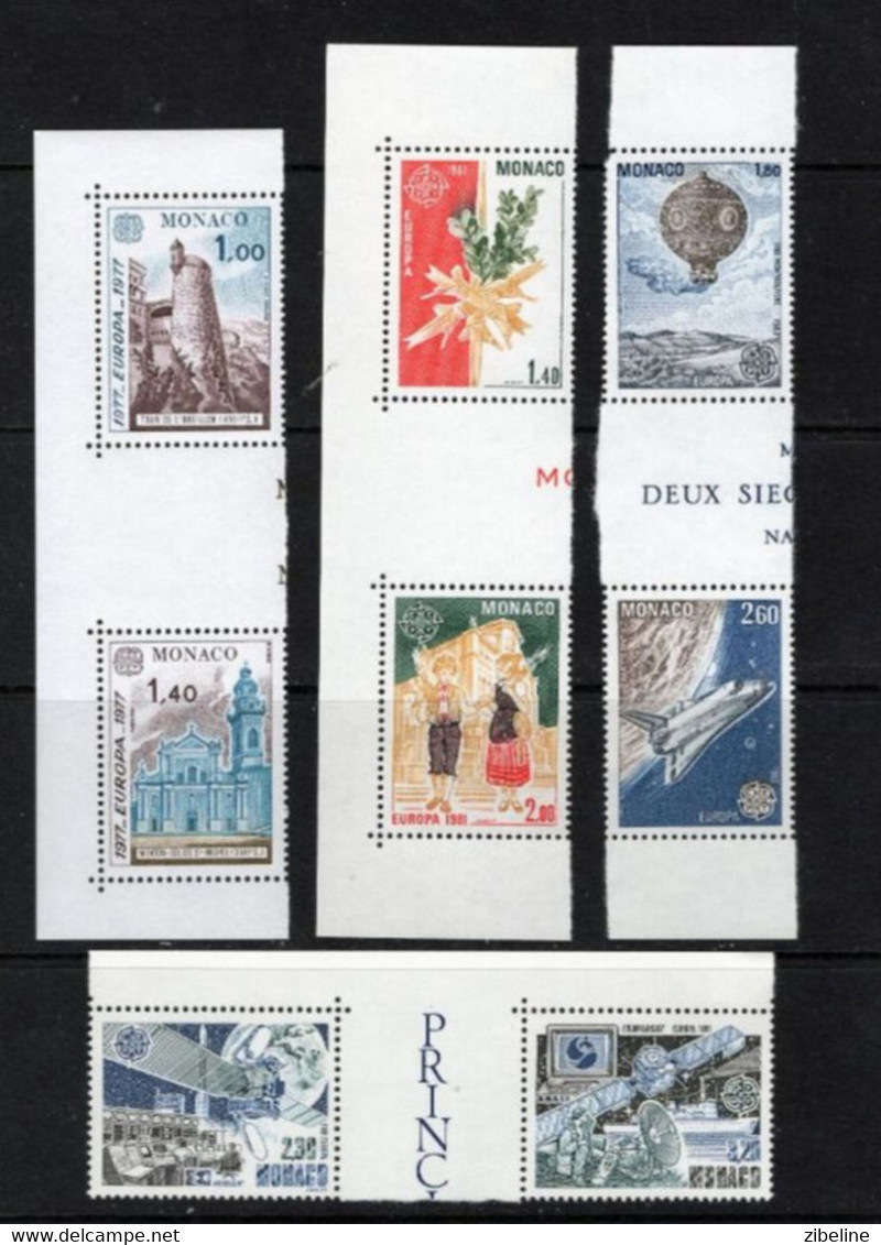 V/1 PROPOSEZ VOTRE PRIX !!!!! EUROPA CEPT Lot   MONACO  Timbres Neufs XX MNH - Vrac (max 999 Timbres)